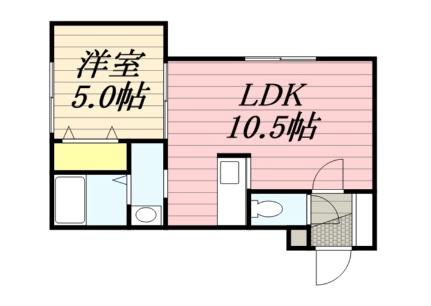 北海道札幌市厚別区厚別中央三条３丁目(賃貸マンション1LDK・2階・35.04㎡)の写真 その2