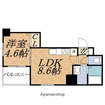 北海道札幌市中央区北七条西１２丁目(賃貸マンション1LDK・8階・30.28㎡)の写真 その2