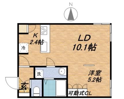 Ｔｉ　ａｍｏ　Ｓ18 401｜北海道札幌市中央区南十八条西７丁目(賃貸マンション1LDK・4階・38.88㎡)の写真 その2