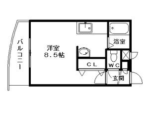 フォレスト裏参道 00405｜北海道札幌市中央区南四条西２１丁目(賃貸マンション1R・4階・21.75㎡)の写真 その2