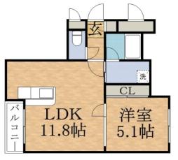 北18条駅 7.2万円