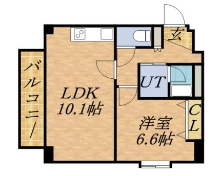 ナンディーヌトレーズ 403 ｜ 北海道札幌市中央区南六条西１３丁目（賃貸マンション1LDK・4階・42.00㎡） その2