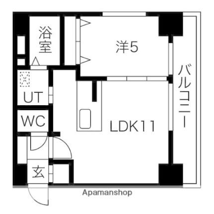 北海道札幌市中央区北二条東２丁目（賃貸マンション1LDK・3階・36.00㎡） その2