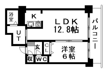 ティアラタワー中島倶楽部（I－IV） 2615｜北海道札幌市中央区南八条西４丁目(賃貸マンション1LDK・26階・43.87㎡)の写真 その2