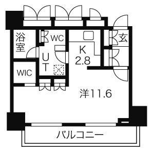 プライムメゾン大通公園 808｜北海道札幌市中央区大通西６丁目(賃貸マンション1R・8階・37.73㎡)の写真 その2