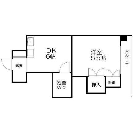 けいほくレジデンス 601｜北海道札幌市中央区北二条東２丁目(賃貸マンション1DK・6階・22.68㎡)の写真 その2