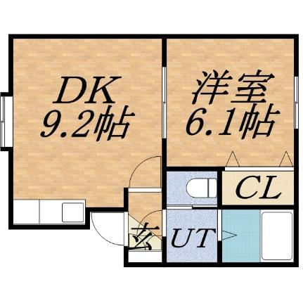 エクシード南11条 203｜北海道札幌市中央区南十一条西１３丁目(賃貸アパート1DK・2階・33.68㎡)の写真 その2