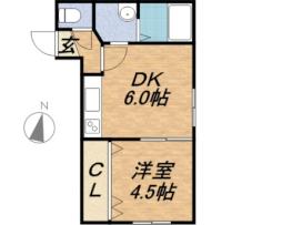 西18丁目駅 4.4万円