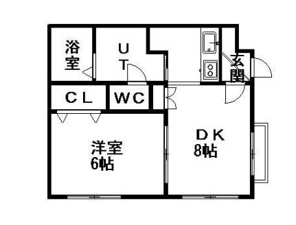 ノヴァ宮の森 403｜北海道札幌市中央区宮の森四条５丁目(賃貸マンション1LDK・4階・33.81㎡)の写真 その2