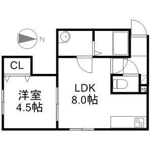 ラ・ヴィレット 102｜北海道札幌市中央区南六条西１３丁目(賃貸アパート1LDK・2階・29.66㎡)の写真 その2