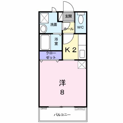 ルミエール 102｜青森県八戸市大字尻内町字平中下(賃貸アパート1K・1階・26.49㎡)の写真 その2