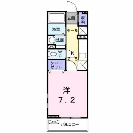 アドラブールＣ 202｜青森県八戸市湊高台７丁目(賃貸アパート1K・2階・27.18㎡)の写真 その2