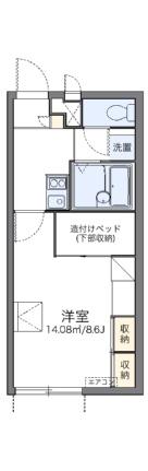 レオパレスポプラII 206｜青森県八戸市青葉３丁目(賃貸アパート1K・2階・23.18㎡)の写真 その2