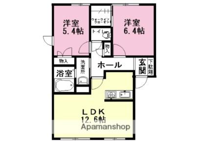 プロムナード鹿島B_間取り_0