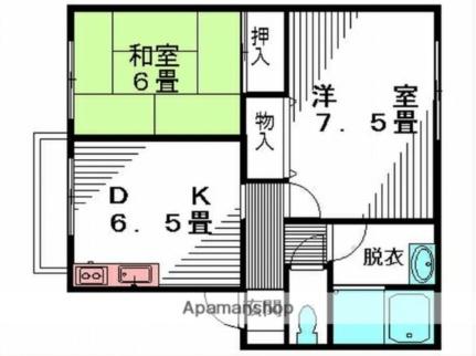 セジュールＹ・Ｆ A-102｜青森県八戸市売市３丁目(賃貸アパート2DK・1階・48.76㎡)の写真 その2