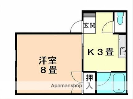 メゾン歩夢想家 A ｜ 青森県八戸市大字湊町字鮫ノ口（賃貸アパート1K・1階・27.94㎡） その2