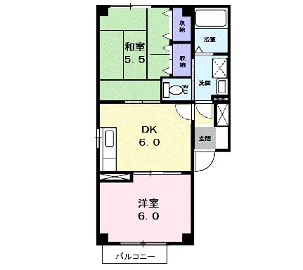 ステージア 201 ｜ 青森県青森市西滝１丁目（賃貸アパート2DK・2階・40.57㎡） その2