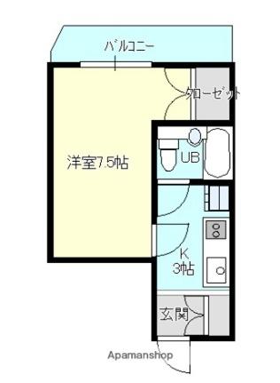 エトワール弘前第3 ｜青森県弘前市大字豊原２丁目(賃貸マンション1K・4階・20.00㎡)の写真 その2