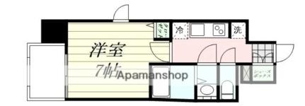 エルスタンザ上杉公園 301｜宮城県仙台市青葉区上杉１丁目(賃貸マンション1K・3階・24.76㎡)の写真 その2