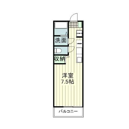 スペチアーレ 203｜宮城県仙台市宮城野区五輪１丁目(賃貸アパート1K・2階・24.22㎡)の写真 その2