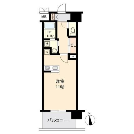 ＬａＳａｎｔｅ榴岡公園 0503 ｜ 宮城県仙台市宮城野区二十人町（賃貸マンション1R・5階・30.08㎡） その2