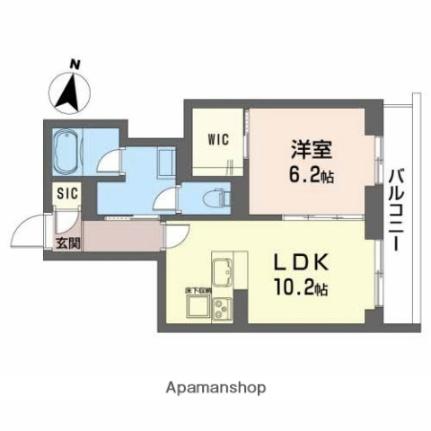 風香錦町 102｜宮城県仙台市青葉区錦町１丁目(賃貸マンション1LDK・1階・47.19㎡)の写真 その2