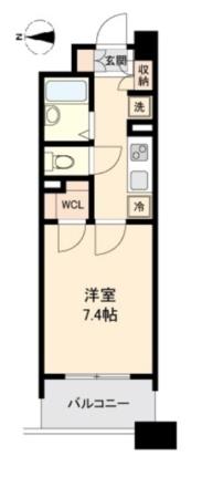 グランカーサ仙台五橋 0605｜宮城県仙台市若林区清水小路(賃貸マンション1K・6階・25.74㎡)の写真 その2