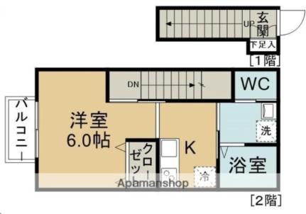 Ｇｒａｎｄ　Ｍａｉｓｏｎ愛宕橋 203｜宮城県仙台市太白区向山４丁目(賃貸アパート1K・2階・30.20㎡)の写真 その2