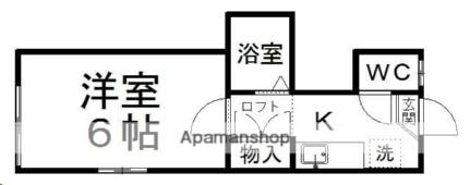 パレス川平 107｜宮城県仙台市青葉区川平４丁目(賃貸アパート1K・1階・19.40㎡)の写真 その2