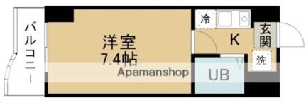 ランドマーク支倉 210｜宮城県仙台市青葉区支倉町(賃貸マンション1K・2階・19.80㎡)の写真 その2