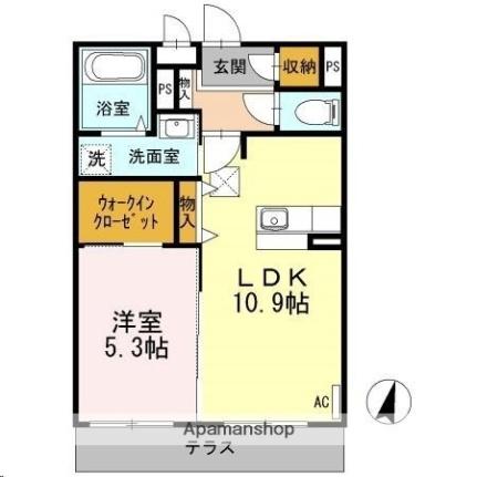 宮城県仙台市青葉区立町(賃貸マンション1LDK・1階・44.55㎡)の写真 その2