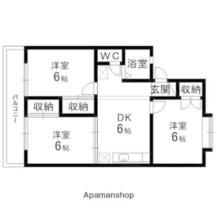 ジュネスみずほ台 102｜宮城県仙台市泉区みずほ台(賃貸アパート3DK・1階・53.00㎡)の写真 その2