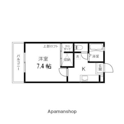 メルベーユ泉 205｜宮城県仙台市泉区天神沢１丁目(賃貸アパート1K・2階・24.84㎡)の写真 その2