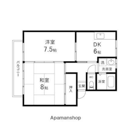 メゾン・ド・Ｅ 102｜宮城県仙台市泉区泉中央３丁目(賃貸アパート2DK・1階・48.50㎡)の写真 その2