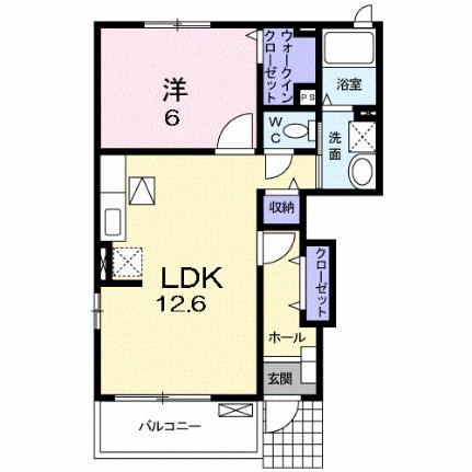 ヴァーサＫＳ　II 101｜宮城県大崎市古川穂波７丁目(賃貸アパート1LDK・1階・46.22㎡)の写真 その2