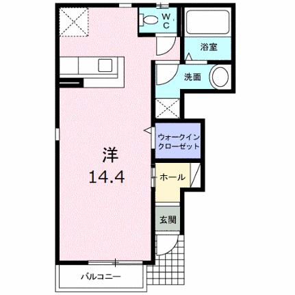 Ｐａｒｋｈｉｌｌ鈴木 101｜宮城県宮城郡利府町青葉台１丁目(賃貸アパート1R・1階・35.98㎡)の写真 その2