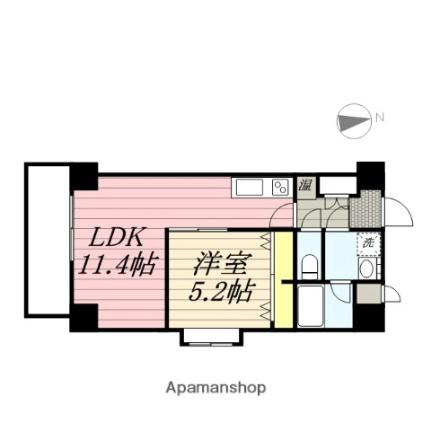 パークサイドレジデンス榴岡 ｜宮城県仙台市宮城野区二十人町(賃貸マンション1LDK・12階・40.27㎡)の写真 その2