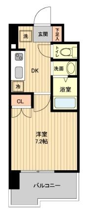 レジディア仙台原ノ町 1203｜宮城県仙台市宮城野区原町３丁目(賃貸マンション1K・12階・25.26㎡)の写真 その2