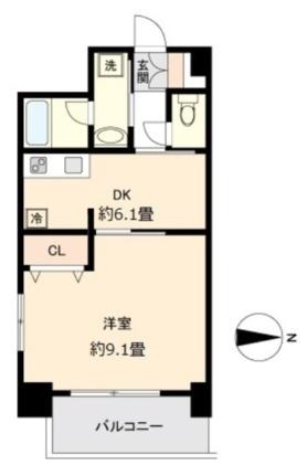 ウエストパーク支倉 0606｜宮城県仙台市青葉区支倉町(賃貸マンション1DK・6階・39.10㎡)の写真 その2