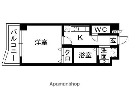 サンパティーク泉中央  ｜ 宮城県仙台市泉区泉中央１丁目（賃貸マンション1K・5階・26.25㎡） その2