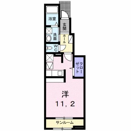 サンライズ飯野坂 103 ｜ 宮城県名取市飯野坂４丁目（賃貸アパート1R・1階・33.69㎡） その2