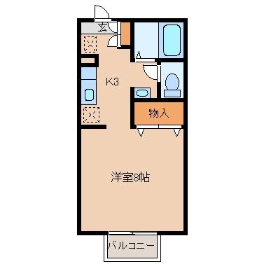 リジェールコート荒井II ｜宮城県仙台市若林区荒井６丁目(賃貸アパート1K・1階・26.49㎡)の写真 その2