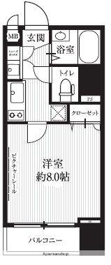 ＨＦ北四番丁レジデンス 809｜宮城県仙台市青葉区木町通２丁目(賃貸マンション1K・8階・24.87㎡)の写真 その2