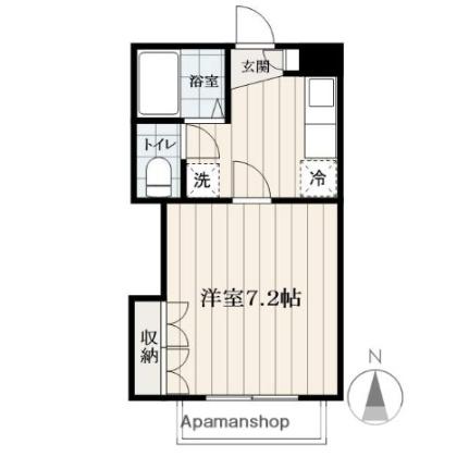 山形県山形市東山形１丁目（賃貸アパート1K・2階・23.18㎡） その2