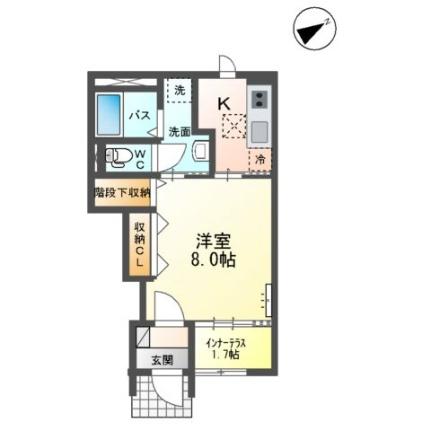 ベルクレール 106 ｜ 山形県山形市大手町（賃貸アパート1K・1階・33.81㎡） その2