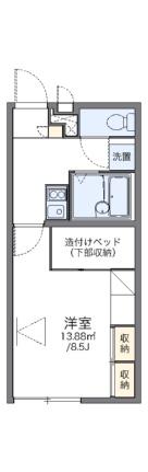 レオパレスメゾン　コンフォール 108｜山形県米沢市成島町３丁目(賃貸アパート1K・1階・23.18㎡)の写真 その2