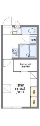 レオパレス吾妻 209 ｜ 山形県米沢市福田町１丁目（賃貸アパート1K・2階・23.18㎡） その2