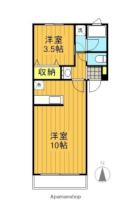 福島県郡山市鳴神１丁目（賃貸アパート1LDK・1階・35.00㎡） その2