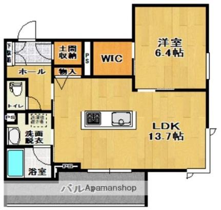 福島県郡山市本町２丁目(賃貸マンション1LDK・2階・52.48㎡)の写真 その2