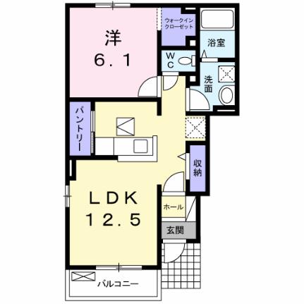 レジデンス　リオ 101｜茨城県水戸市河和田町(賃貸アパート1LDK・1階・44.93㎡)の写真 その2